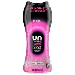 Downy Unstopables Fusions Odor Defense In-Wash Laundry Scent Booster Beads, Sunrise + Nectar Scent, 10.7 OZ, 2-in-1 Laundry Beads for Odor Defense