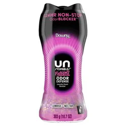 Downy Unstopables Fusions Odor Defense In-Wash Laundry Scent Booster Beads, Sunrise + Nectar Scent, 10.7 OZ, 2-in-1 Laundry Beads for Odor Defense