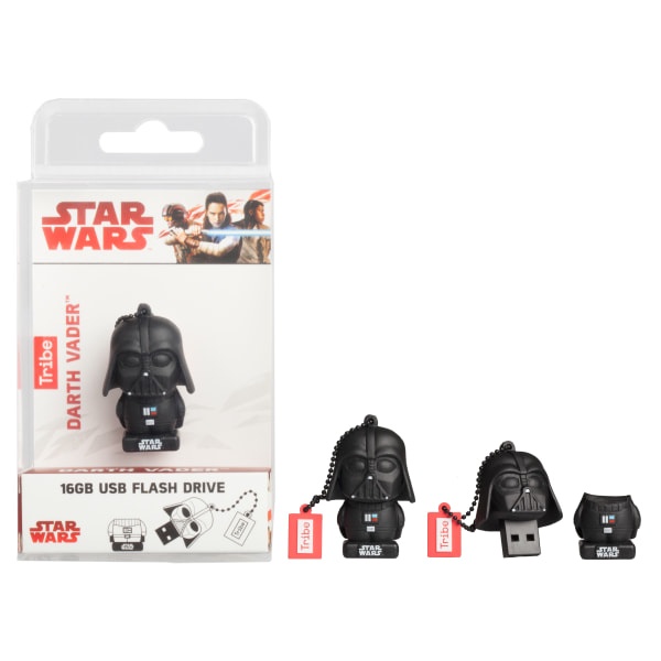 slide 1 of 1, Tribe Star Wars Darth Vader USB 2.0 Flash Drive, 16GB, 1 ct