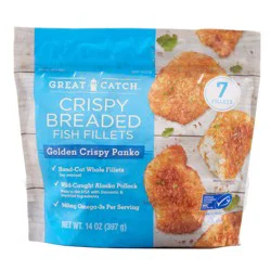 Great Catch Golden Panko Crispy Breaded Pollock Fillets