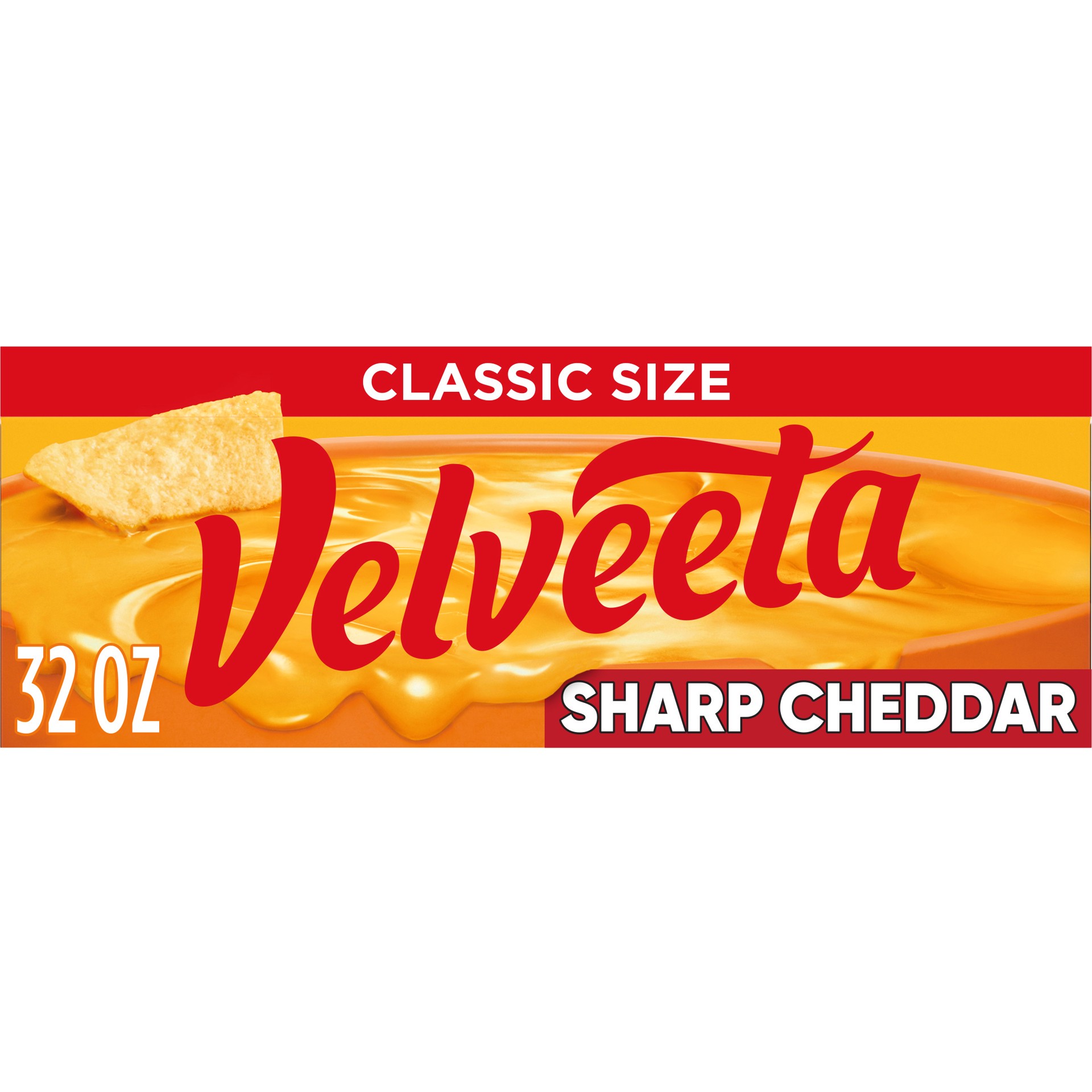 slide 1 of 13, Velveeta Sharp Cheddar Pasteurized Recipe Cheese Product, 32 oz Block, 32 oz