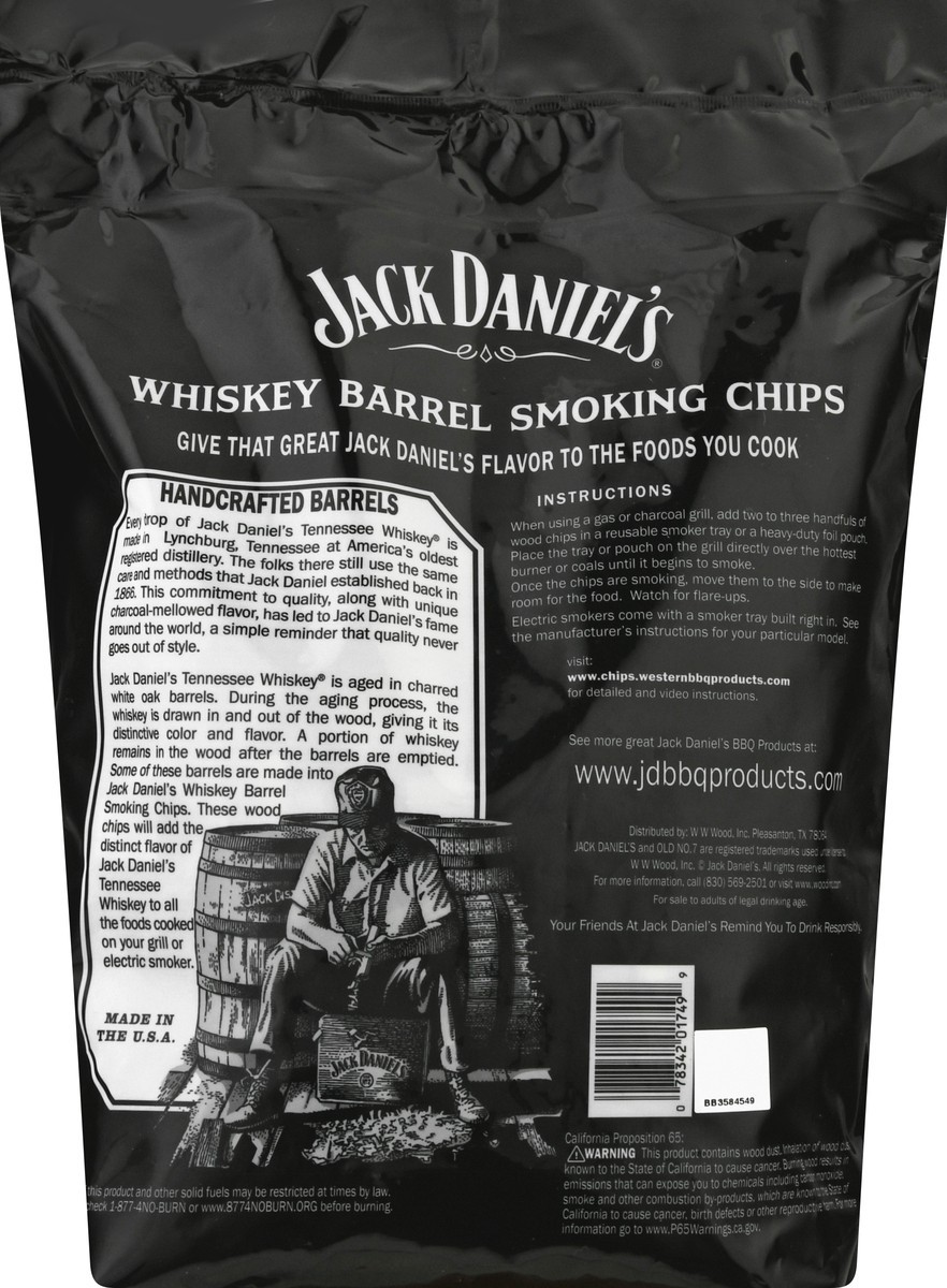 slide 9 of 11, Jack Daniel's Old No. 7 Whiskey Barrel Smoking Chips 1 ea, 1 ct