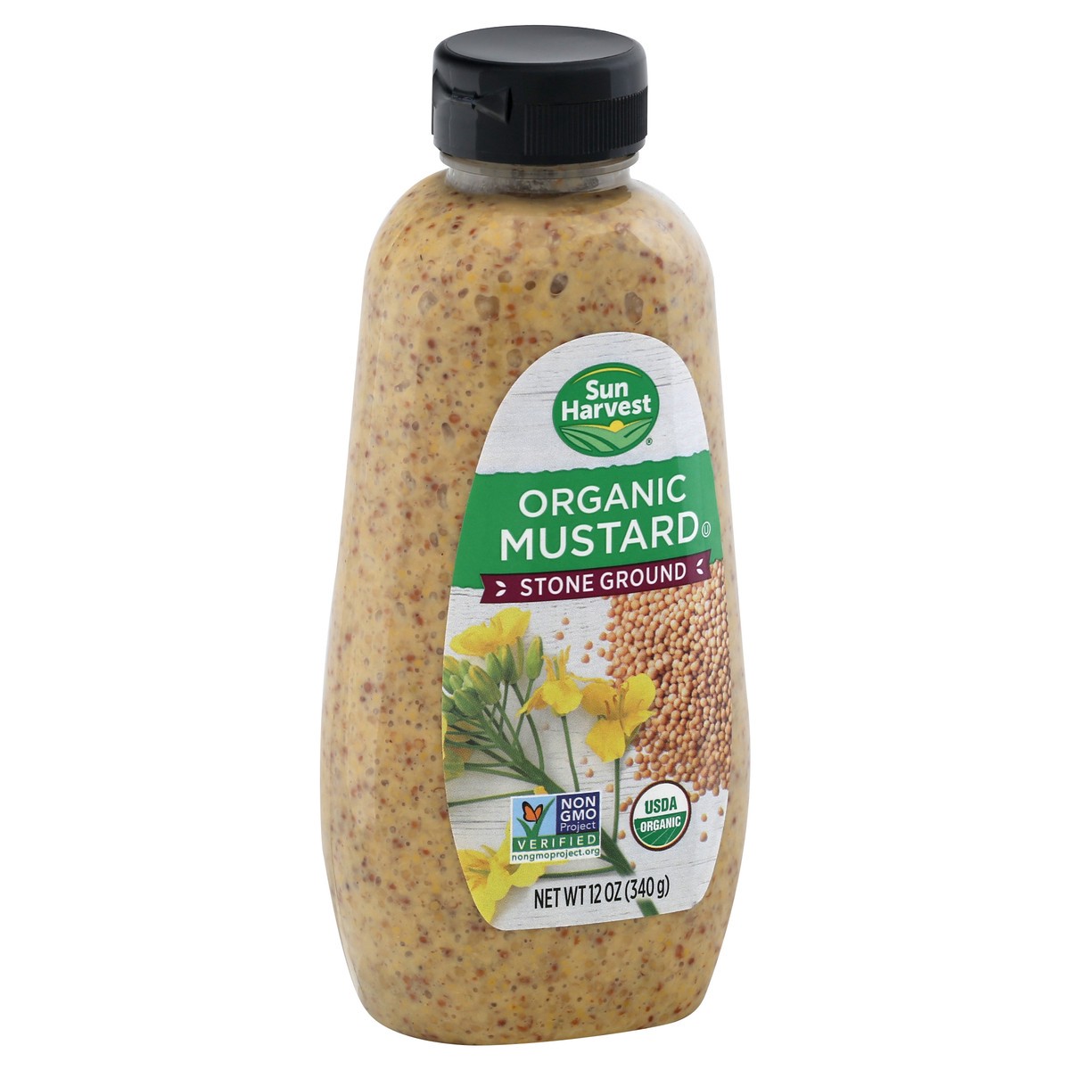 slide 4 of 12, Sun Harvest - O Sun Harvest Organic Stone Ground Mustard - 12 oz, 12 oz