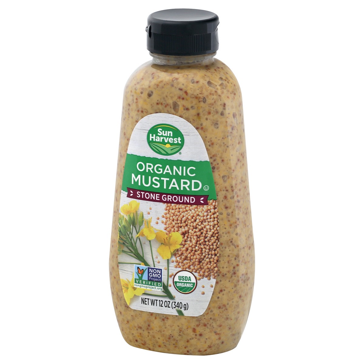 slide 6 of 12, Sun Harvest - O Sun Harvest Organic Stone Ground Mustard - 12 oz, 12 oz