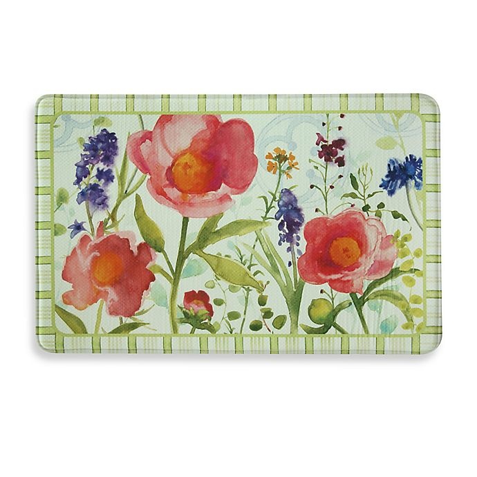 slide 1 of 1, Bacova Merry Month of May Memory Foam Kitchen Mat, 23 in x 36 in