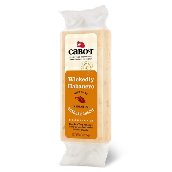 slide 1 of 9, Cabot Wickedly Habanero Cheddar Cheese - 8 oz., 8 oz