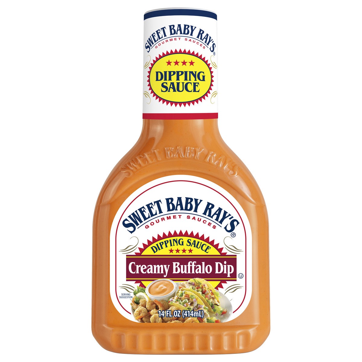slide 1 of 13, Sweet Baby Ray's Creamy Buffalo Wing Dipping Sauce, 14 fl oz