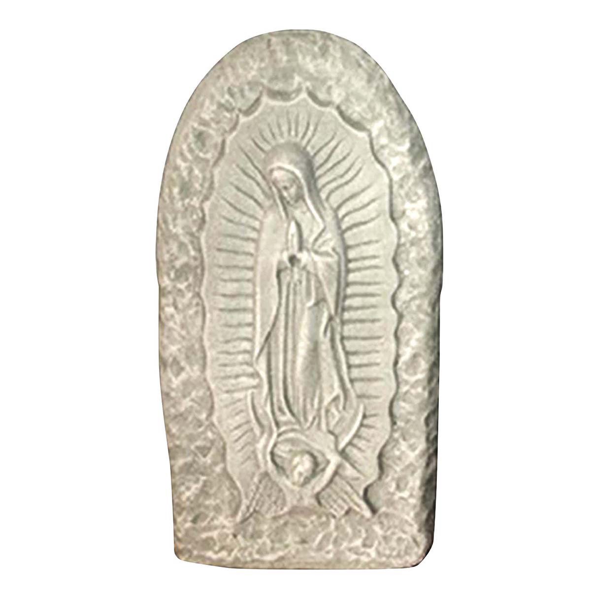 slide 1 of 1, Blue Orange Pottery Lady Of Guadalupe Statue, 1 ct