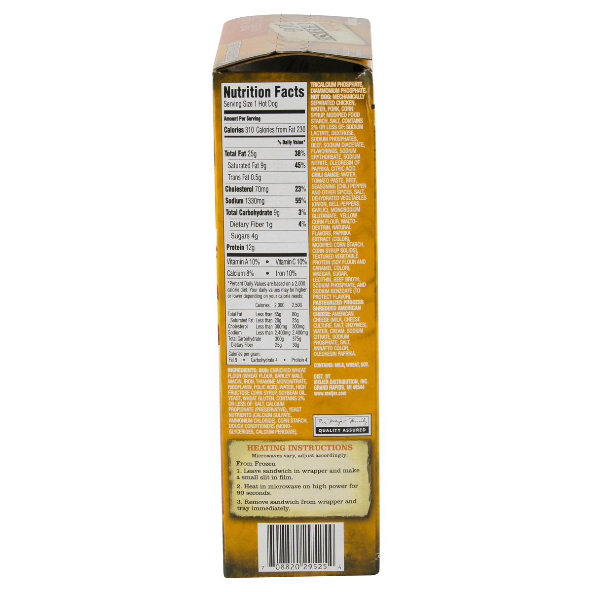 Meijer Chili Cheese Dog 4.29 oz Shipt