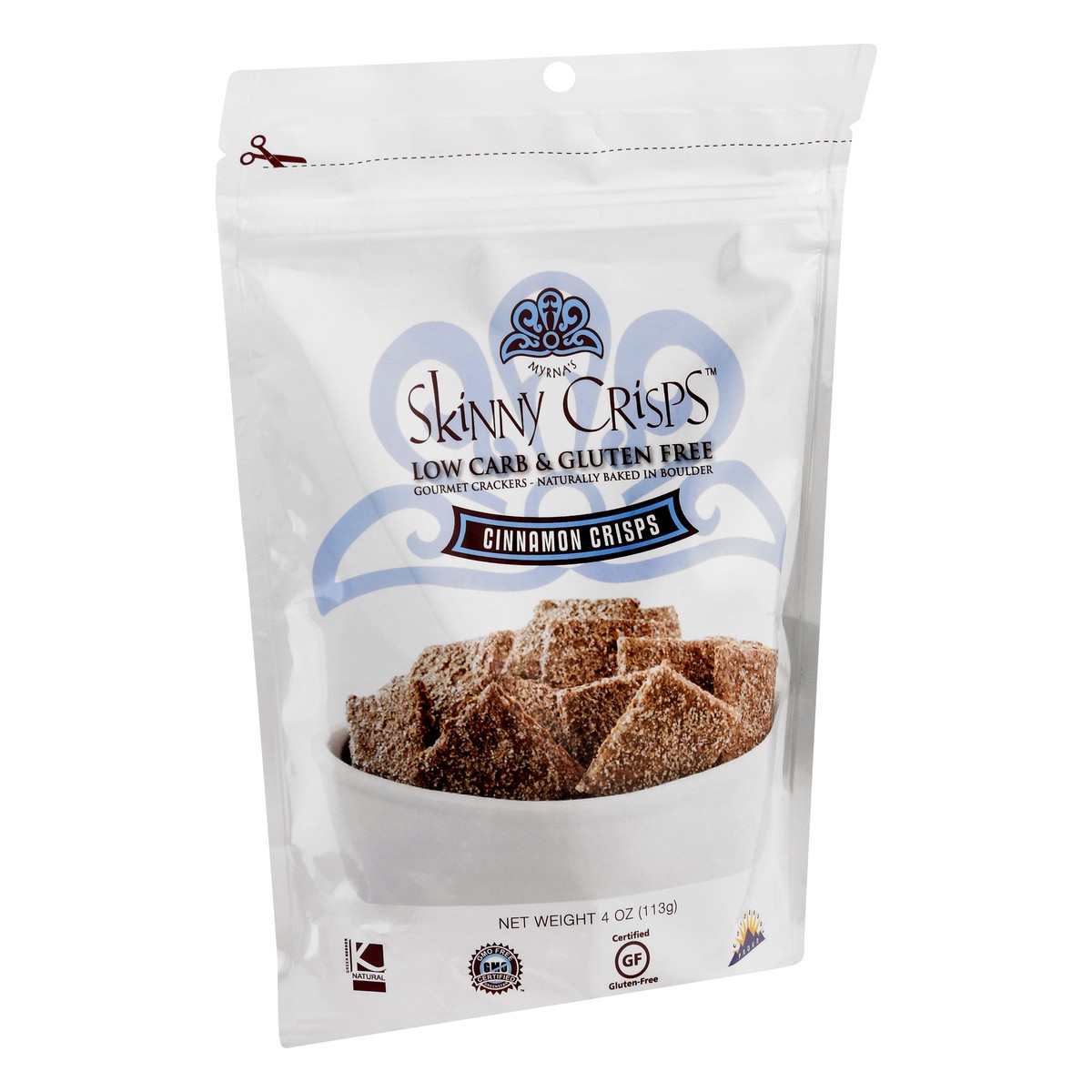 slide 3 of 12, Skinny Crisps Cinnamon Crisps 4 oz, 4 oz