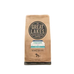 Great Lakes Coffee Whole Bean Corktown Blend Medium Roast, 12 oz
