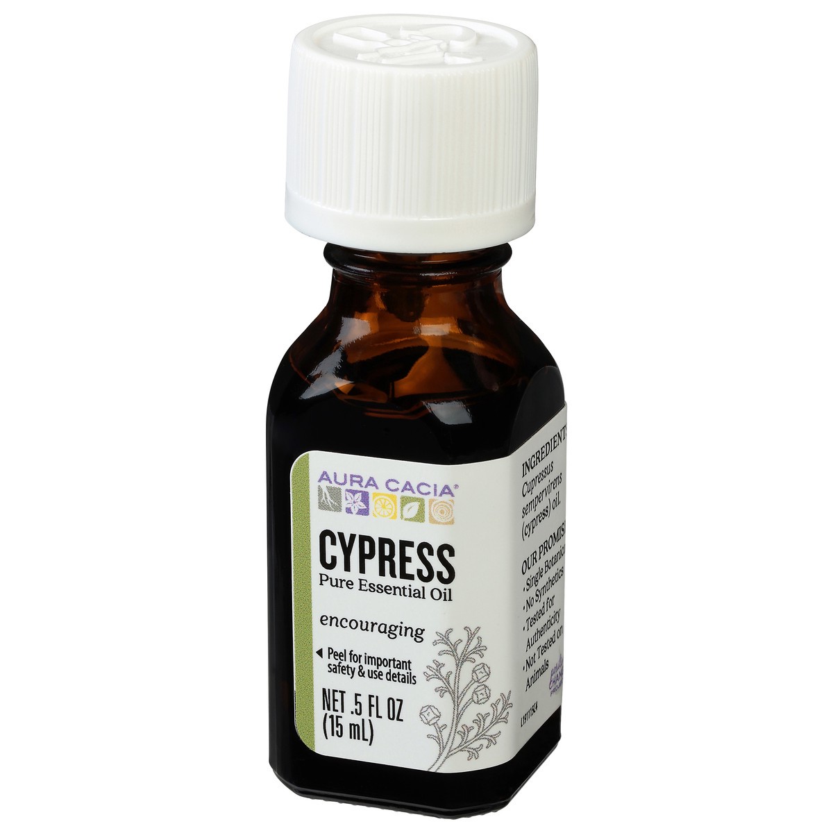 slide 3 of 9, Aura Cacia Cypress Essential Oil, 0.5 oz