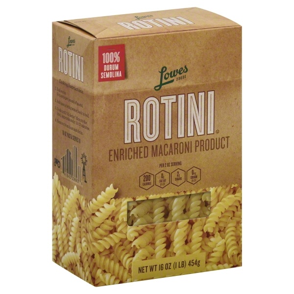 slide 1 of 1, Lowes Foods Pasta Rotini, 16 oz