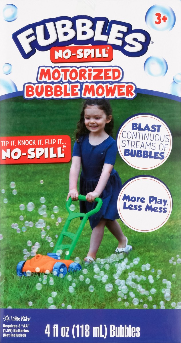 slide 4 of 8, Fubbles Little Kids Bubble Mower Motorizd, 4 fl oz