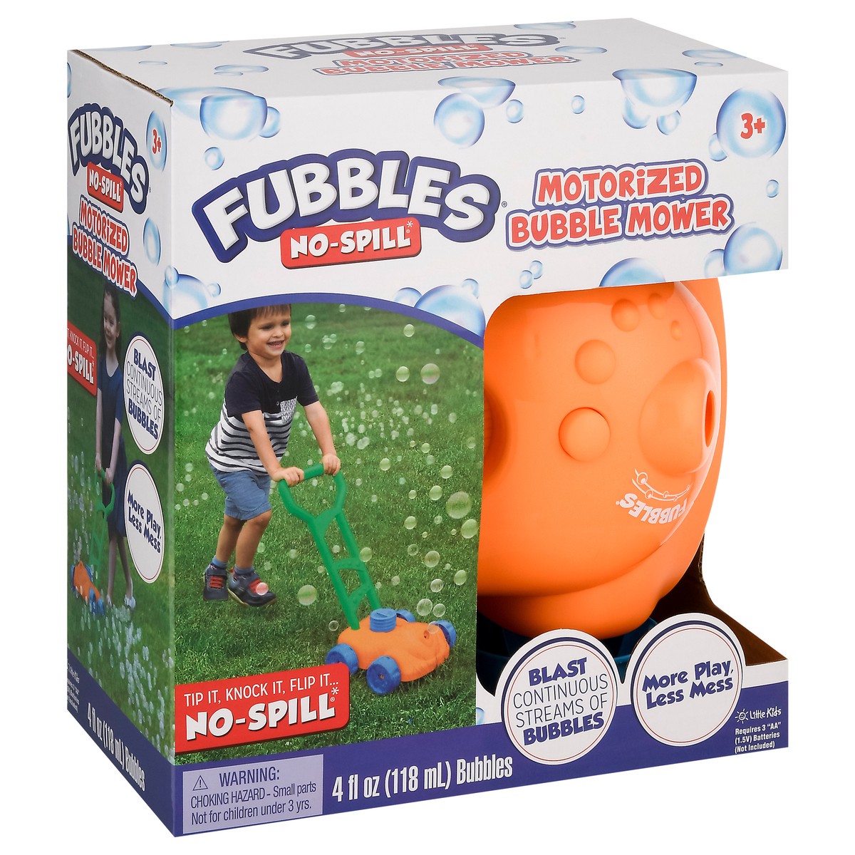 slide 8 of 8, Fubbles Little Kids Bubble Mower Motorizd, 4 fl oz
