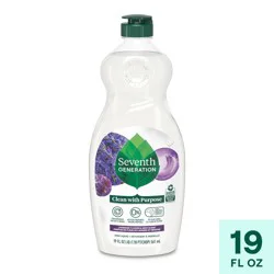 Seventh Generation Lavender & Mint Dish Liquid Soap - 19 fl oz