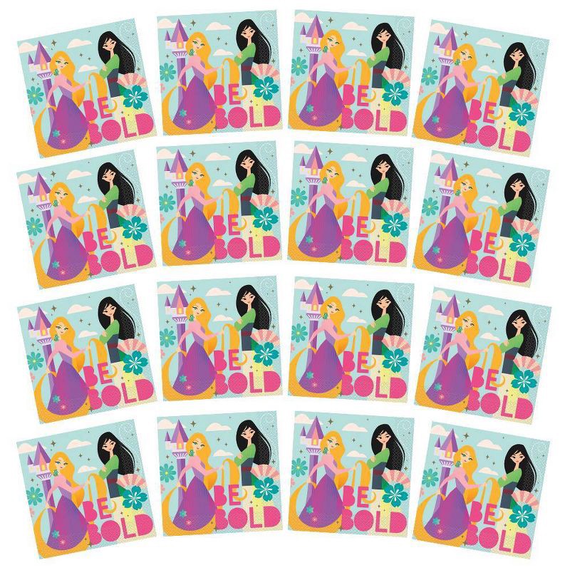 slide 2 of 3, Disney Princess 16ct Disposable Napkins, 16 ct