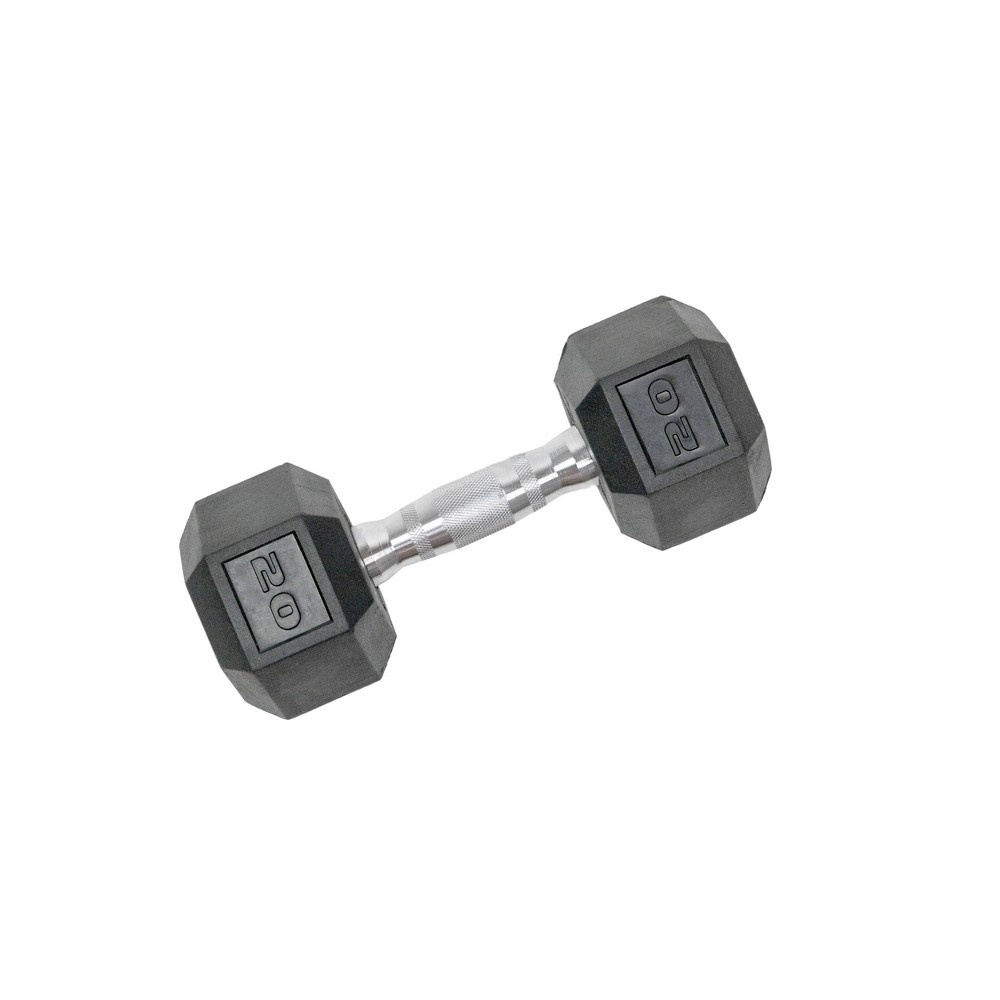 slide 2 of 8, Tru Grit Hex Dumbbell - 20lbs, 20 lb