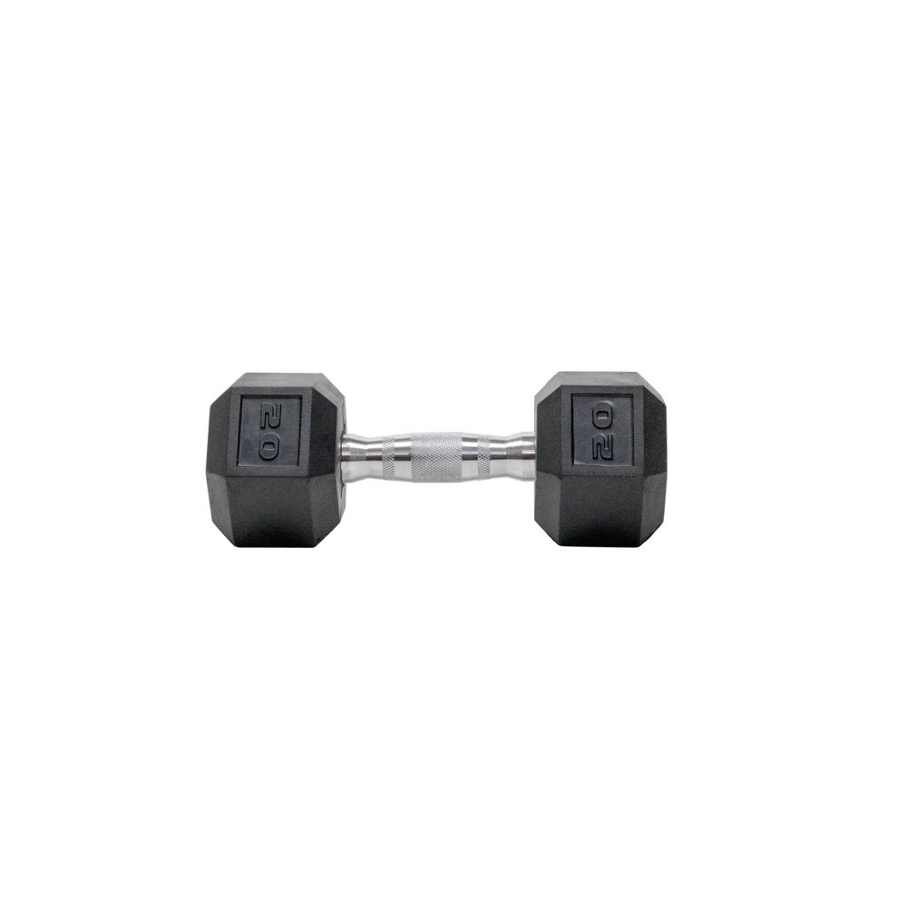 slide 4 of 8, Tru Grit Hex Dumbbell - 20lbs, 20 lb