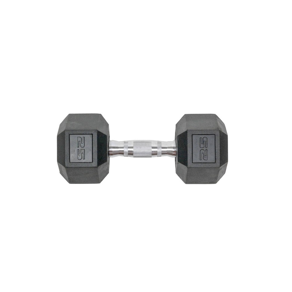 slide 4 of 8, Tru Grit Hex Dumbbell - 25lbs, 25 lb