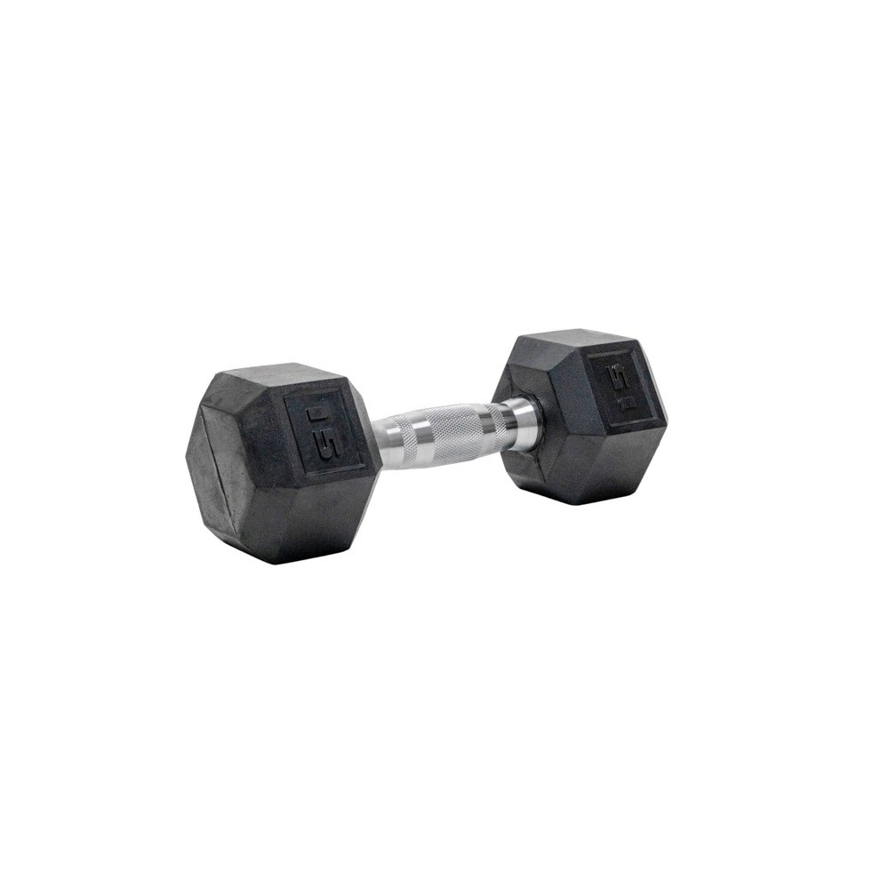 slide 5 of 8, Tru Grit Hex Dumbbell - 15lbs, 15 lb