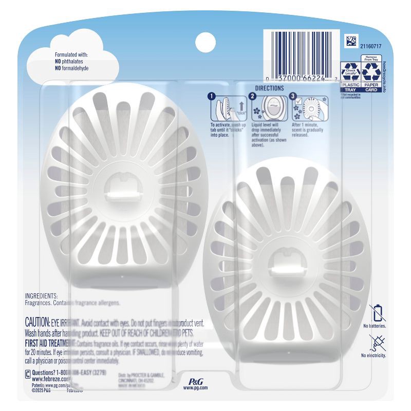slide 6 of 6, Febreze Light Lavender Bathroom Air Freshener - 2ct, 2 ct