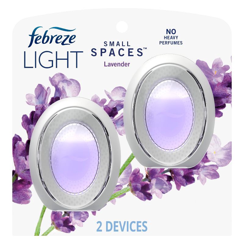 slide 1 of 12, Febreze Light Small Spaces Air Freshener - Lavender - 2pk, 2 ct