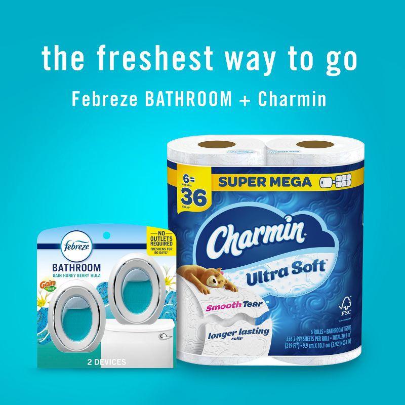 slide 8 of 14, Febreze Honeyberry Hula Bathroom Air Freshener - 2ct, 2 ct