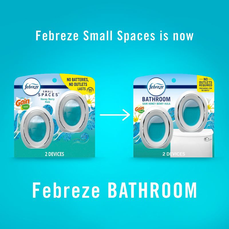 slide 9 of 14, Febreze Honeyberry Hula Bathroom Air Freshener - 2ct, 2 ct