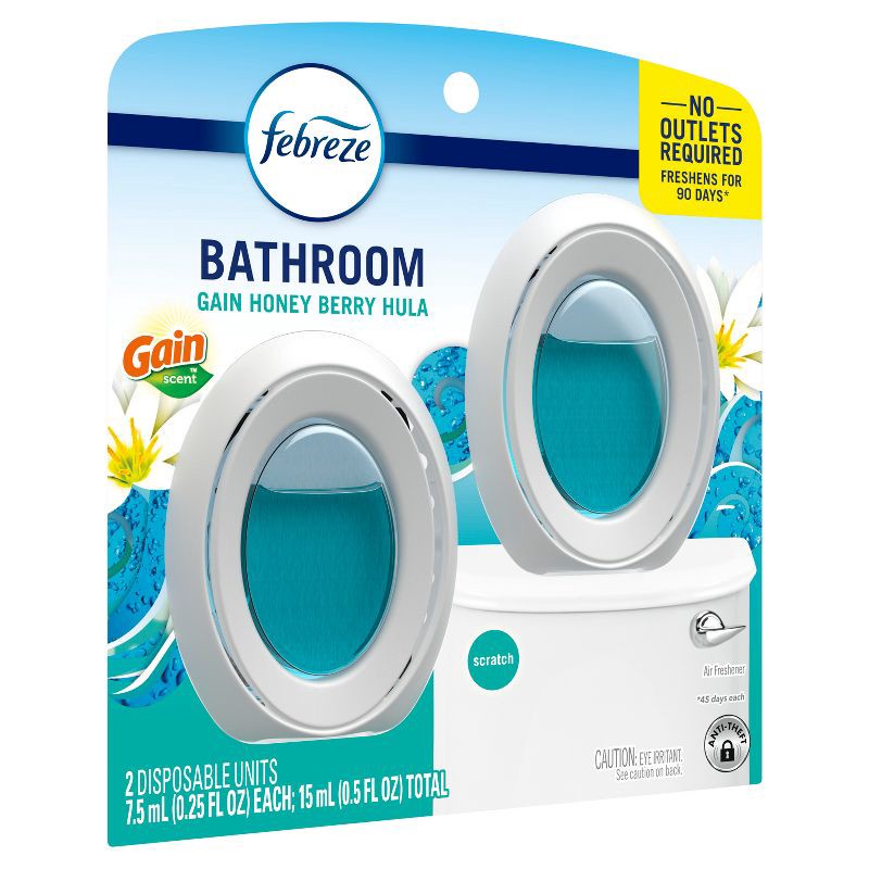 slide 11 of 14, Febreze Honeyberry Hula Bathroom Air Freshener - 2ct, 2 ct