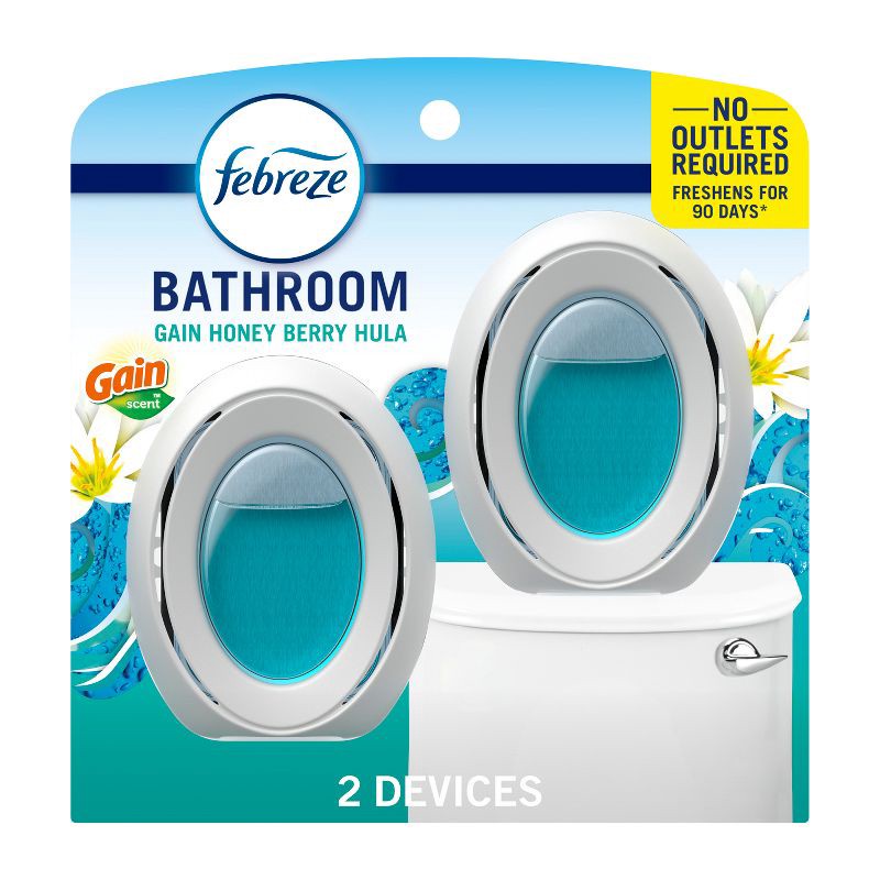 slide 1 of 14, Febreze Honeyberry Hula Bathroom Air Freshener - 2ct, 2 ct