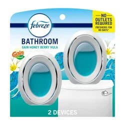 Febreze Honeyberry Hula Bathroom Air Freshener - 2ct