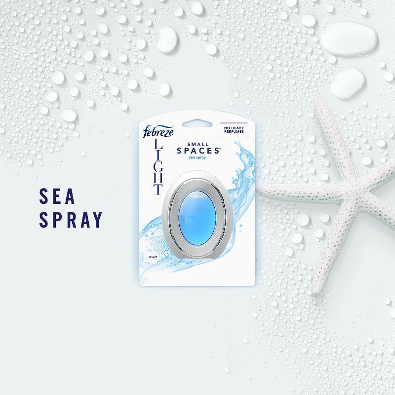slide 7 of 10, Febreze Light Small Spaces Air Freshener - Sea Spray - 0.5 fl oz, 0.5 fl oz