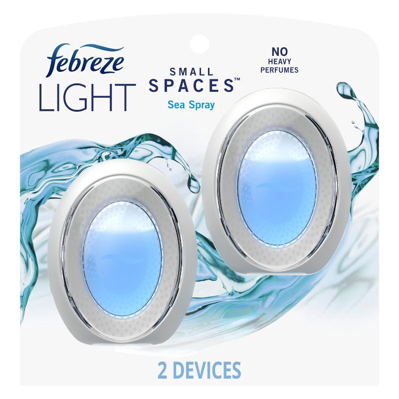 slide 1 of 10, Febreze Light Small Spaces Air Freshener - Sea Spray - 0.5 fl oz, 0.5 fl oz