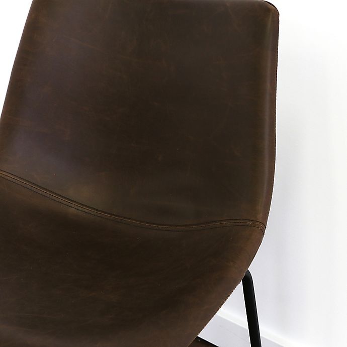 slide 6 of 6, Forest Gate Faux Leather Counter Stool - Brown, 2 ct