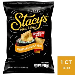 Stacys Stacy's Parmesan, Garlic & Herb Pita Chips - 16oz