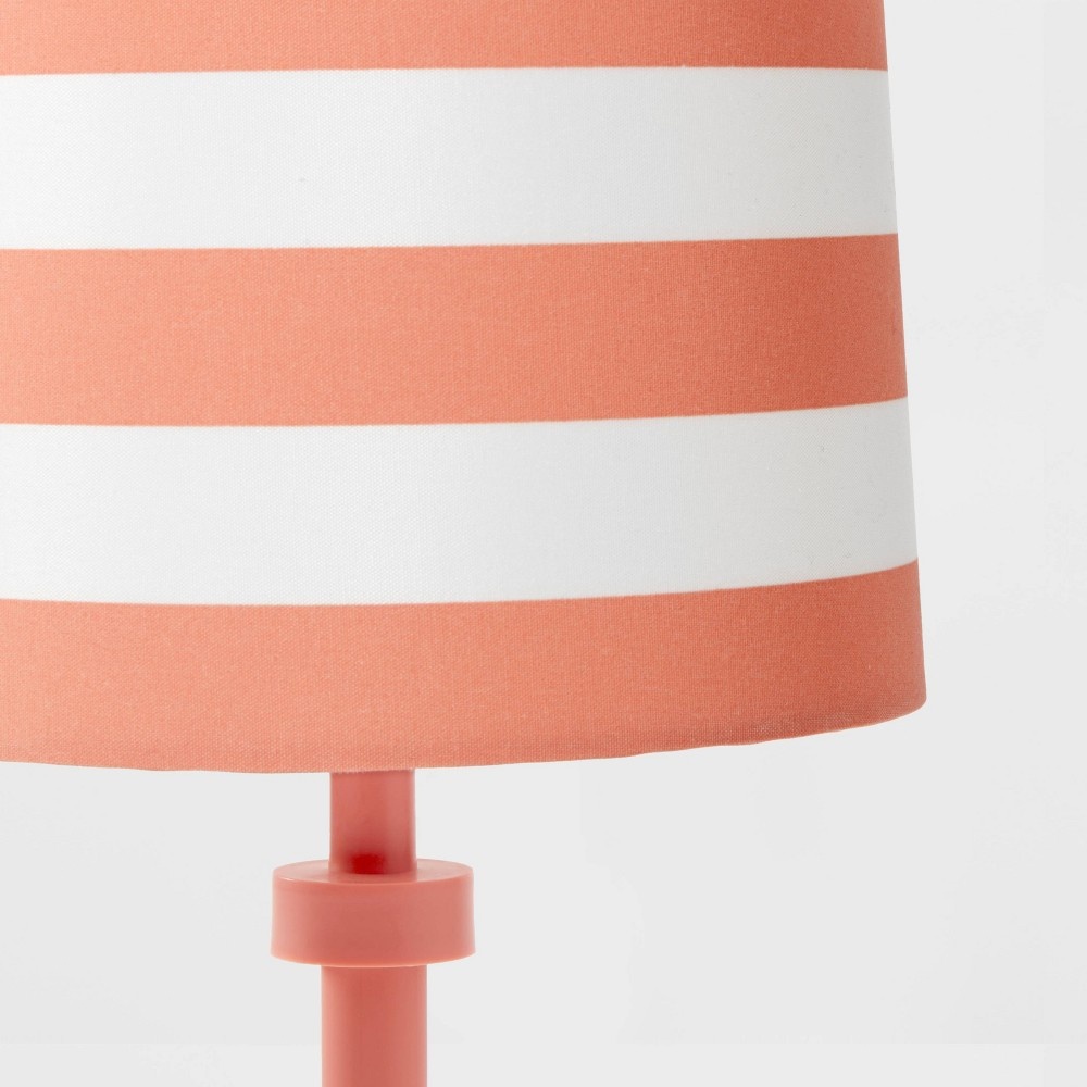 slide 4 of 4, Stripe Accent Lamp (Includes LED Light Bulb) Rose Pink - Pillowfort, 1 ct