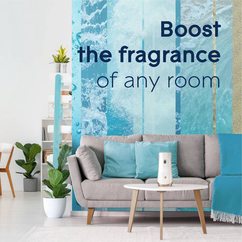 slide 12 of 14, Glade Automatic Air Freshener Spray Dispenser Battery-Operated with Refill - Aqua Waves - 6.2oz, 6.2 oz