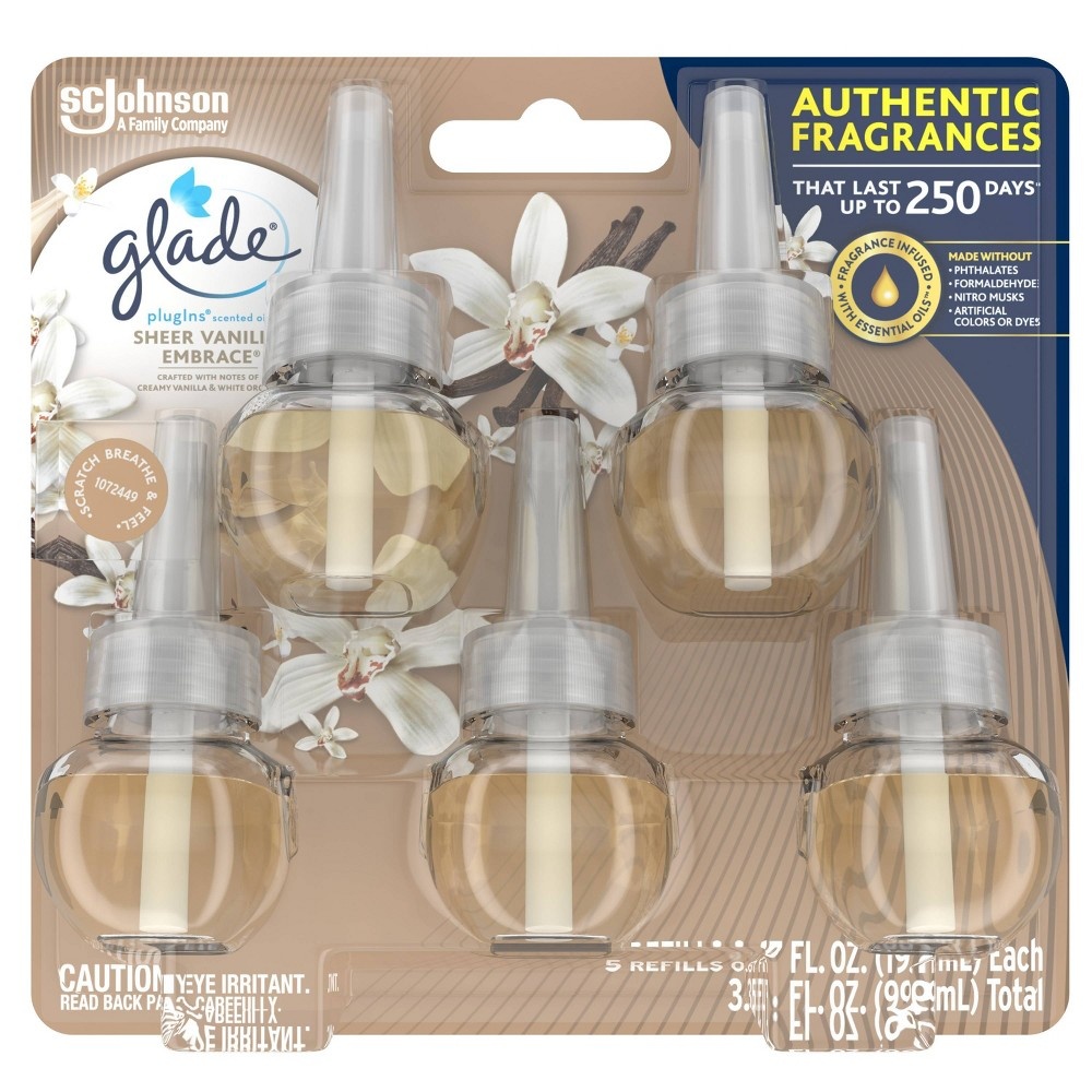 Glade Plugins Scented Oil Air Freshener Sheer Vanilla Embrace