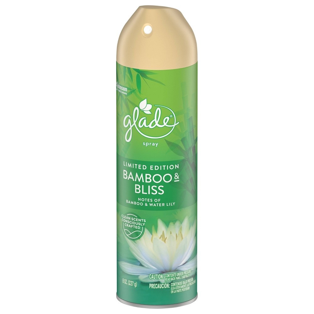 slide 3 of 4, Glade Bamboo Bliss Aerosol, 8 oz