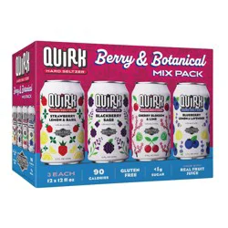 Quirk Hard Seltzer Variety Pack - 12pk/12 fl oz Cans