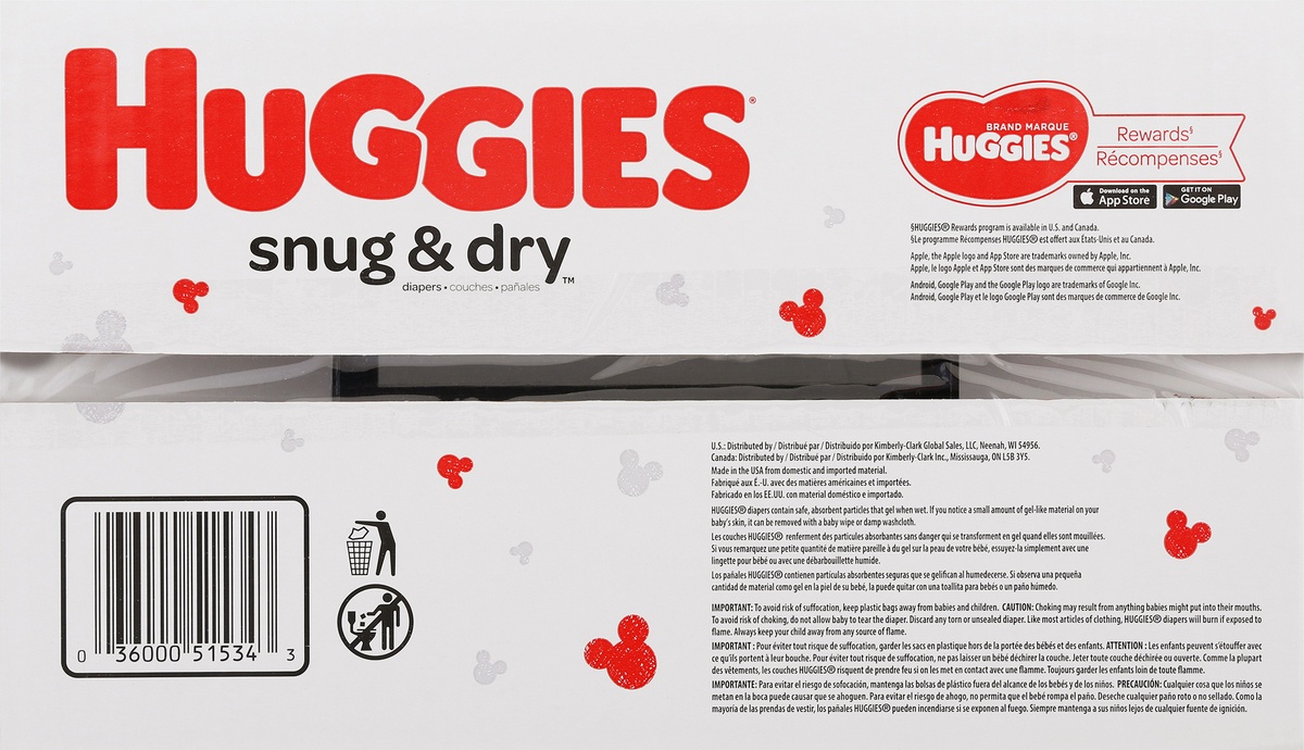 slide 8 of 8, Huggies Snug & Dry Diapers Super Pack - Size 5, 76 ct