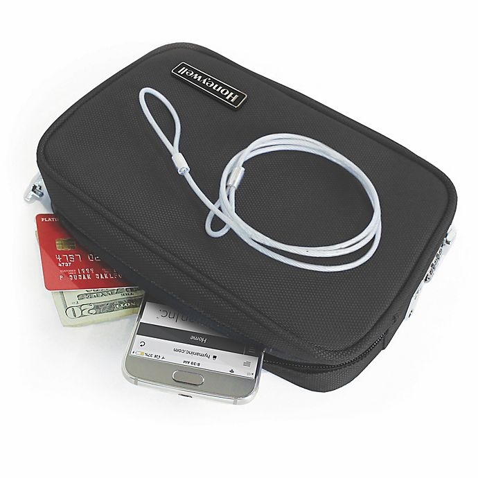 slide 3 of 6, Honeywell Black Locking Security Pouch - Black, 1 ct