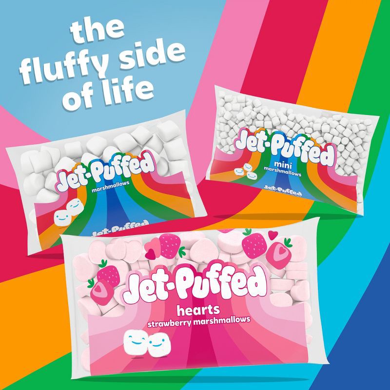 slide 9 of 9, Kraft Jet-Puffed Strawberry Marshmallow Hearts - 8oz, 8 oz