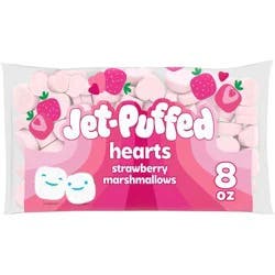 Kraft Jet-Puffed Strawberry Marshmallow Hearts - 8oz