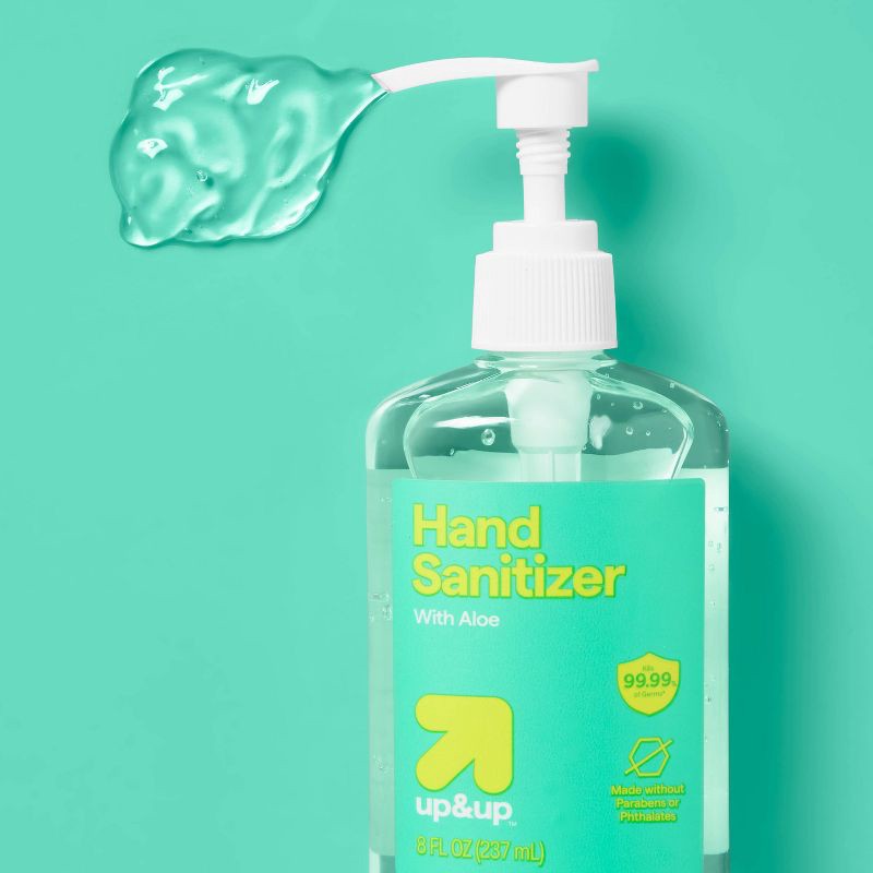 slide 2 of 3, Aloe Hand Sanitizer Gel - 8 fl oz - up&up™, 8 fl oz