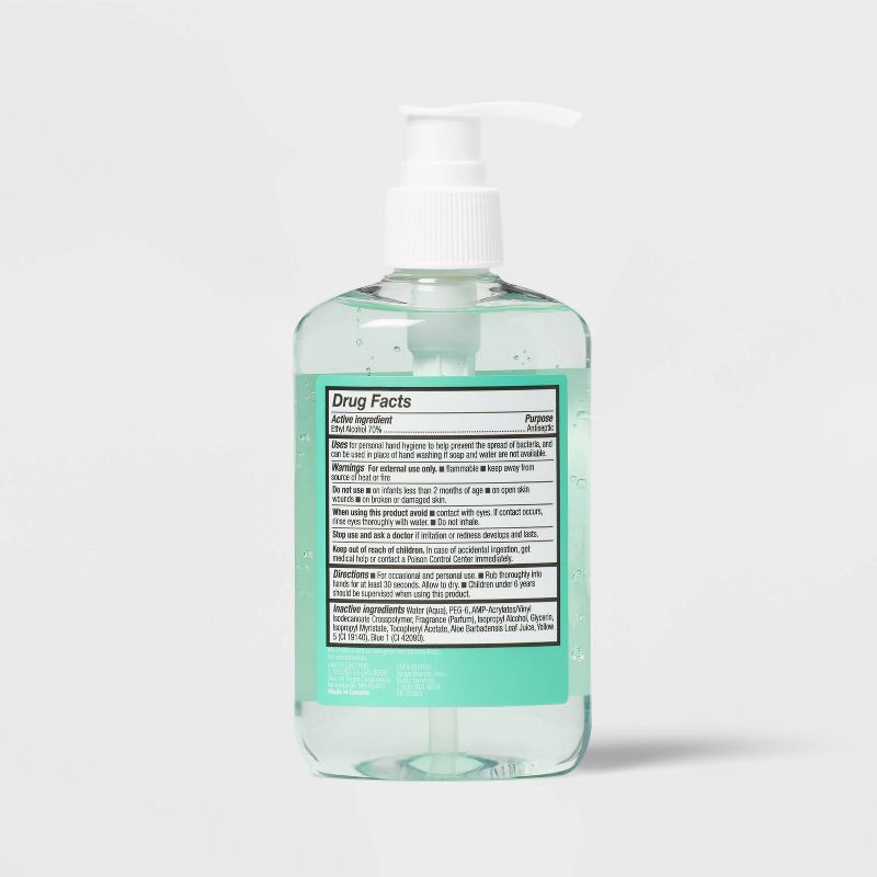 slide 3 of 3, Aloe Hand Sanitizer Gel - 8 fl oz - up&up™, 8 fl oz