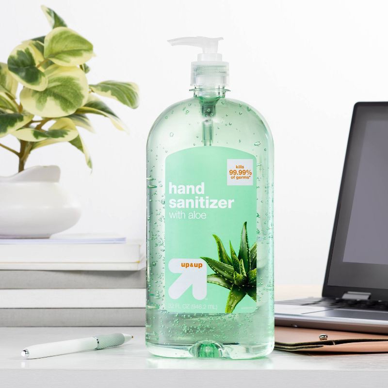 Up and store up hand sanitizer