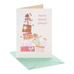 Carlton Cards Bridal Shower Card Presents