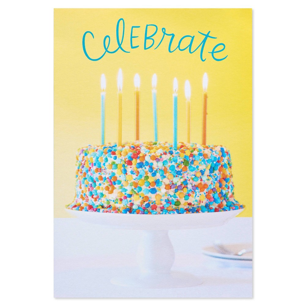slide 7 of 7, Carlton Cards 6ct Birthday Cards Celebrate Cake, 6 ct